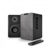 Energy sistem studio monitor 4 hi fi de 2 vãâ­as gris, madera inalã¡mbrico y alã¡mbrico 50 w