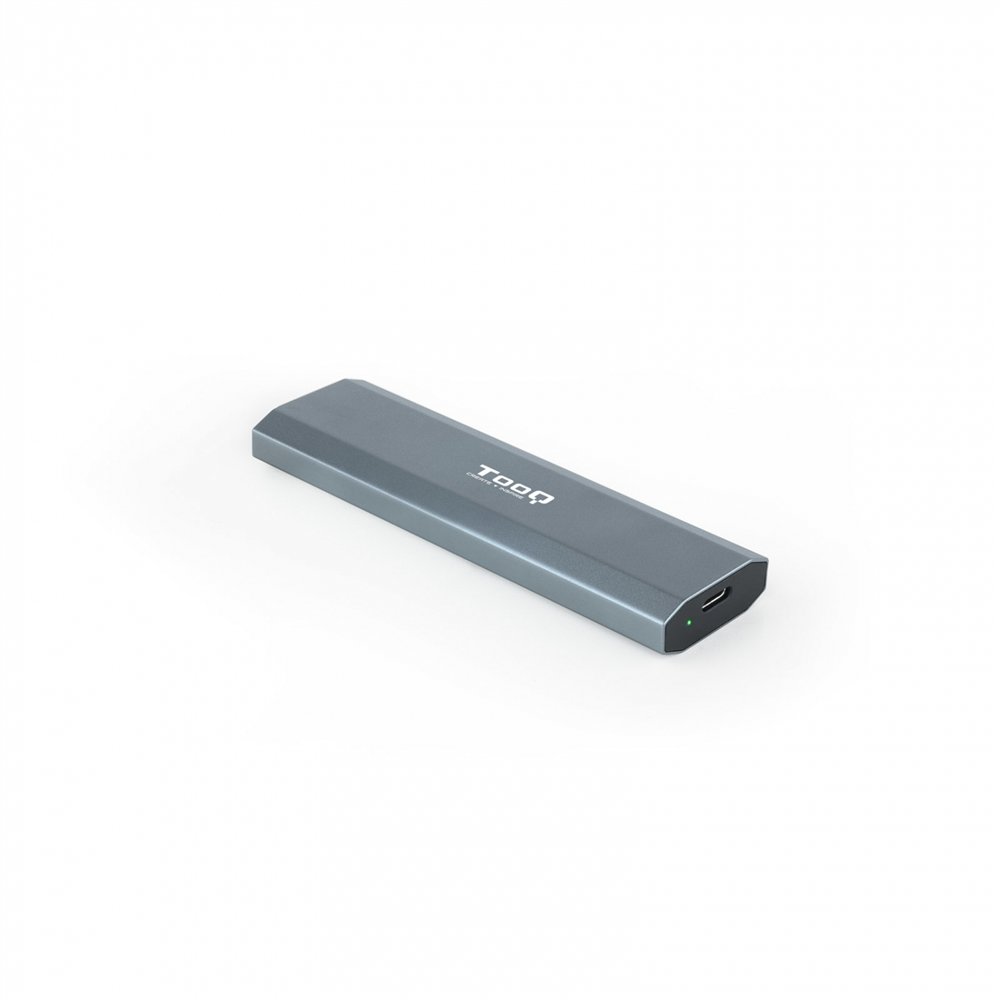 Tooq shura caja externa para unidad de estado sólido (ssd) gris m.2