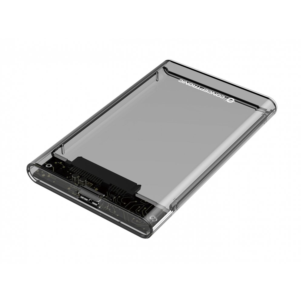 Conceptronic dante03t caja para disco duro externo carcasa de disco duro/ssd transparente 2.5"