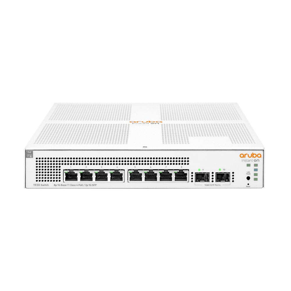 Hewlett packard enterprise aruba instant on 1930 gestionado l2 gigabit ethernet (10/100/1000) energía sobre ethernet (poe) 1u bl