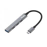 Equip 128961 hub de interfaz usb 3.2 gen 1 (3.1 gen 1) type-c 5000 mbit/s negro, gris