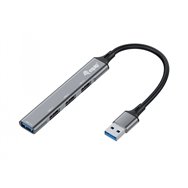 Equip 128960 hub de interfaz usb 3.2 gen 1 (3.1 gen 1) type-a 5000 mbit/s negro, gris