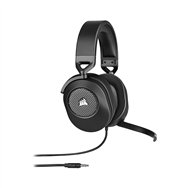 corsair hs65 surround auriculares alámbrico de mano juego carbono