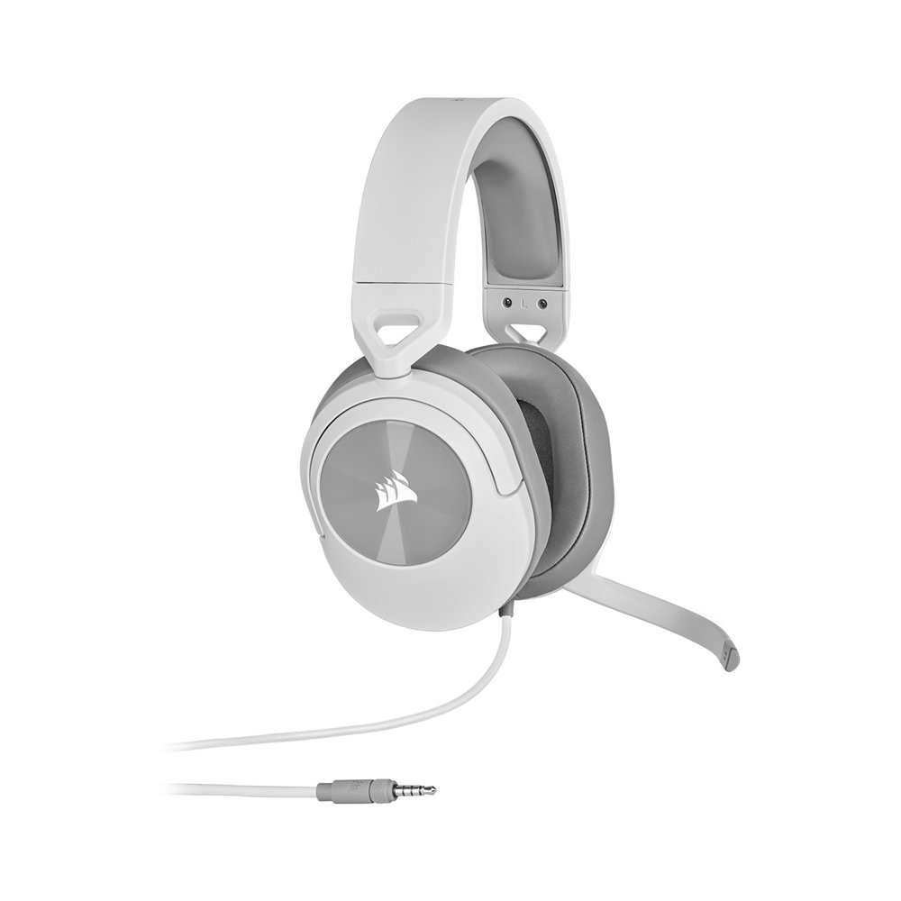 Corsair hs55 stereo auriculares alámbrico de mano juego blanco