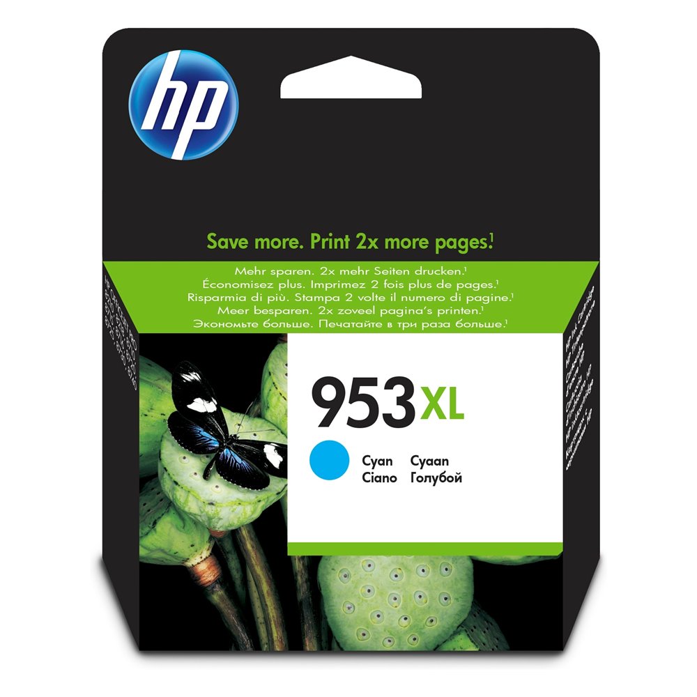 Hp cartucho de tinta original 953xl de alto rendimiento cian