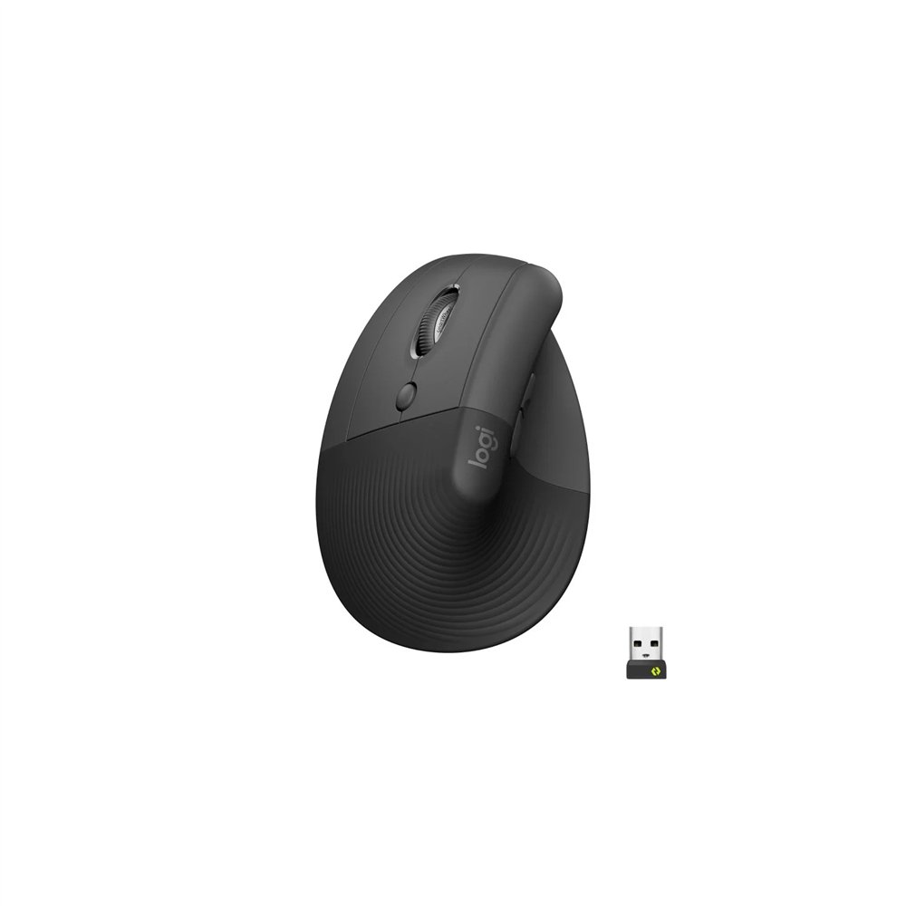 Logitech lift ratón izquierda rf wireless + bluetooth optico 4000 dpi