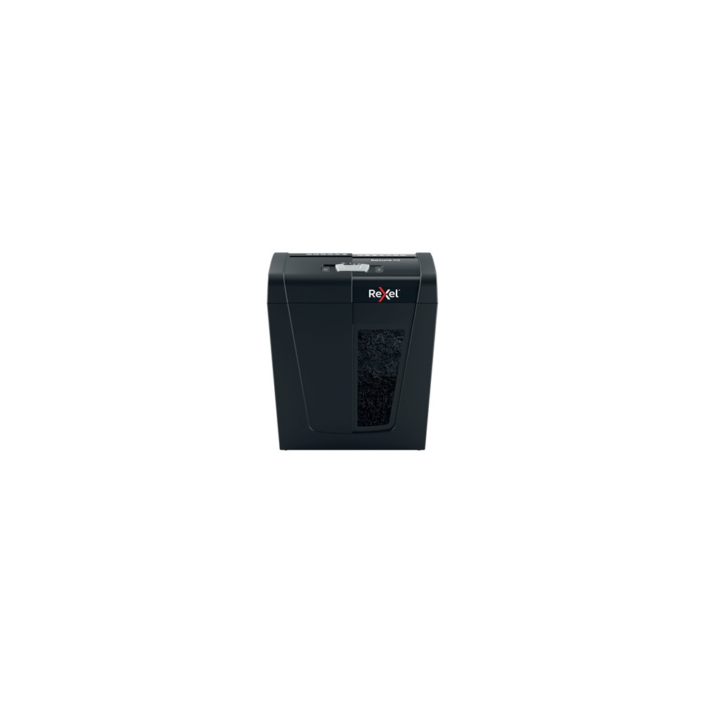 Rexel secure x8 triturador de papel corte cruzado 70 db negro
