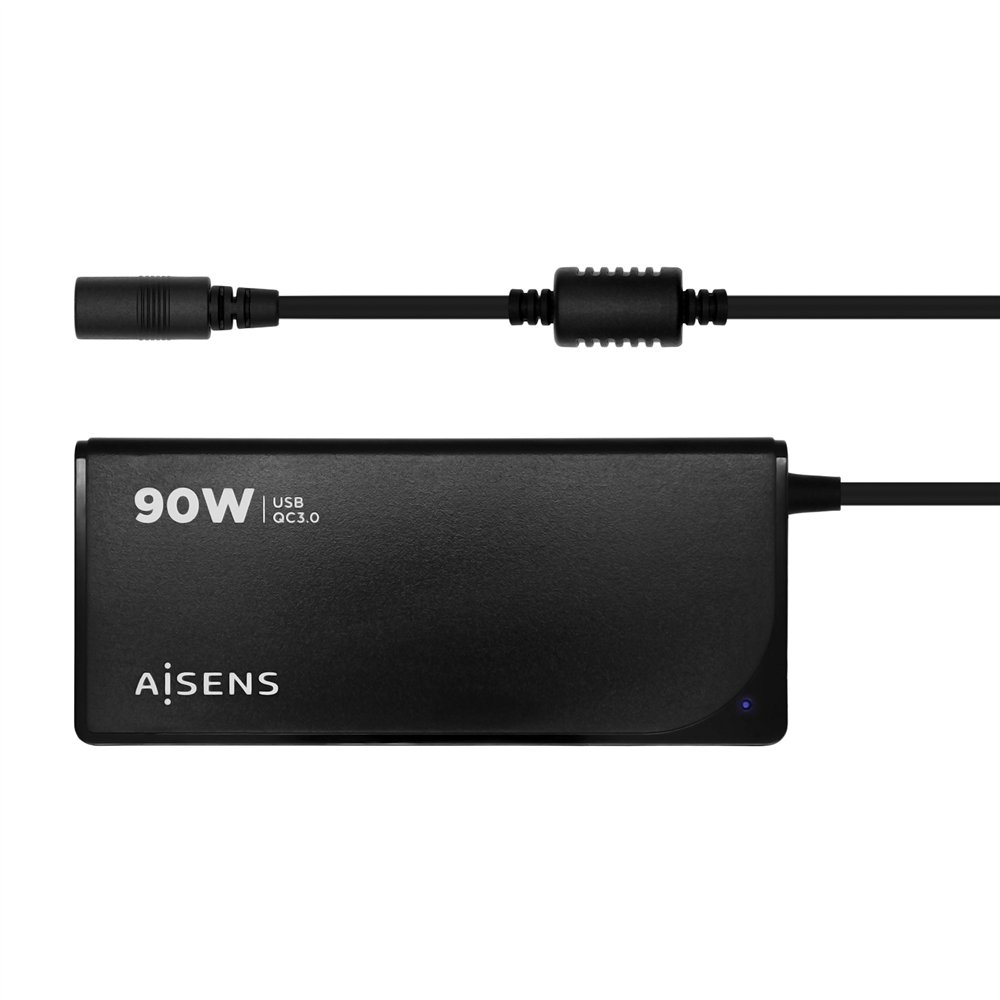 aisens aslc-90wauto-bk adaptador e inversor de corriente interior 90 w negro