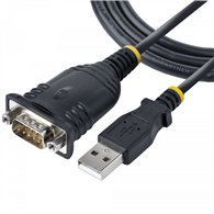 Startech.com cable de 1m usb a serie, conversor db9 macho rs232 a usb, prolific, adaptador usb a serial para plc/impresora/escán