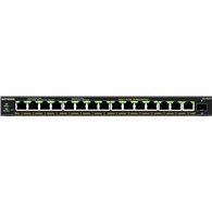 netgear 16-port high-power poe+ gigabit ethernet plus switch (231w) with 1 sfp port (gs316epp) gestionado energí­a sobre etherne