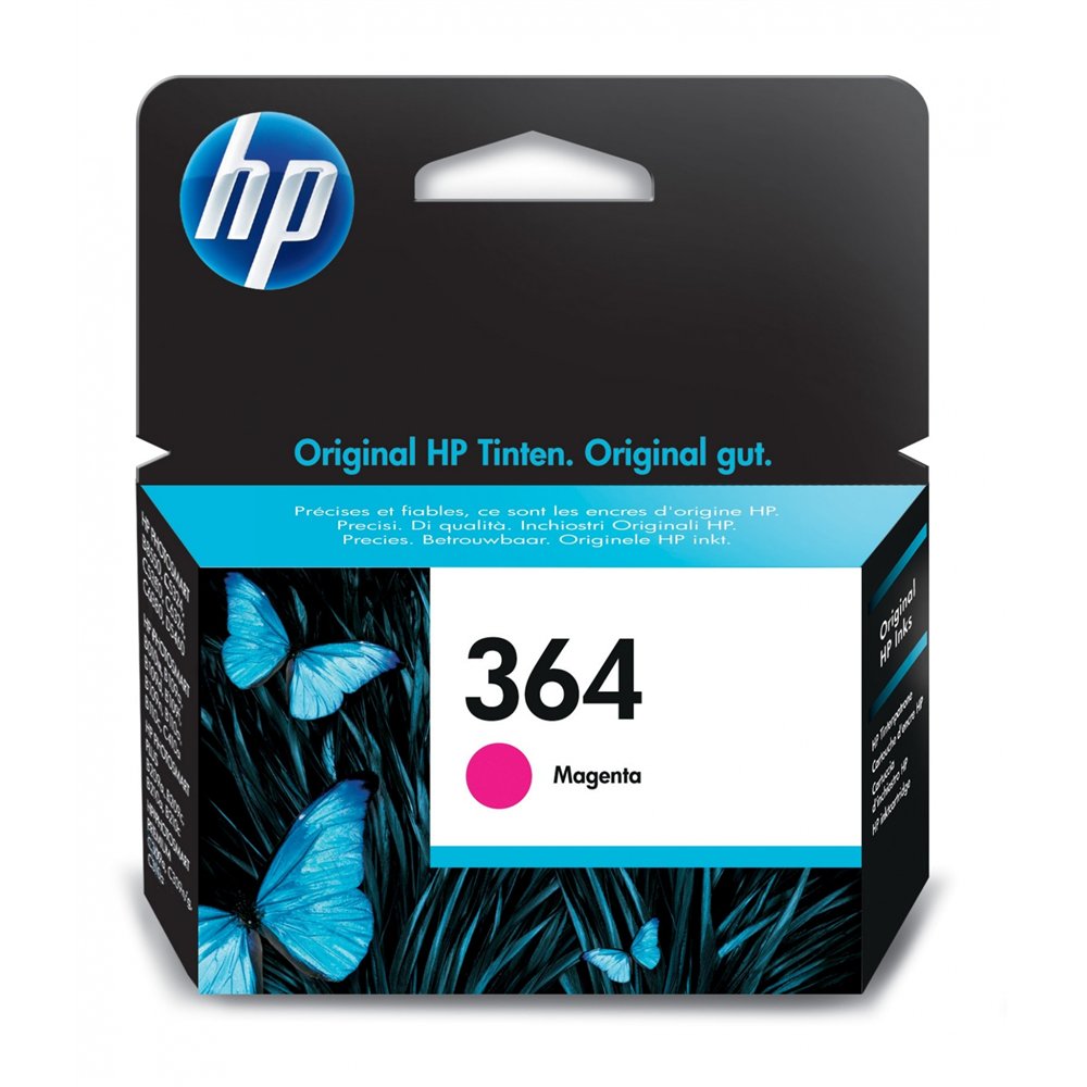 Hp cartucho de tinta original 364 magenta