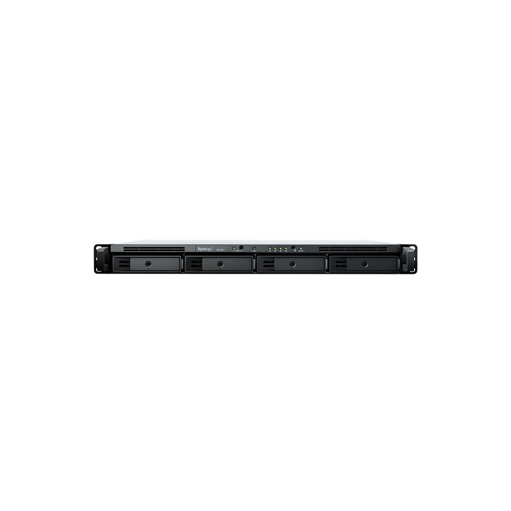Synology rackstation rs422+ servidor de almacenamiento nas bastidor (1u) ethernet negro r1600