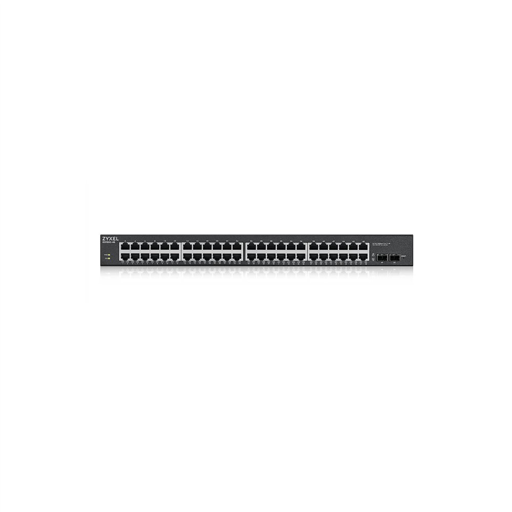 Zyxel gs1900-48hpv2 gestionado l2 gigabit ethernet (10/100/1000) energí­a sobre ethernet (poe) negro