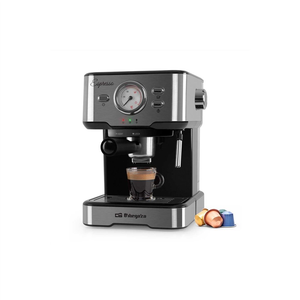 Orbegozo ex 5500 cafetera eléctrica semi-automática máquina espresso 1,5 l