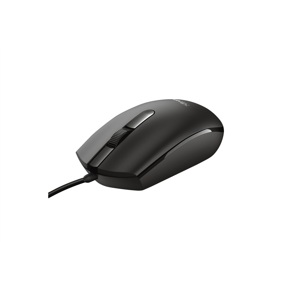 trust basi ratón ambidextro usb tipo a í?ptico 1200 dpi