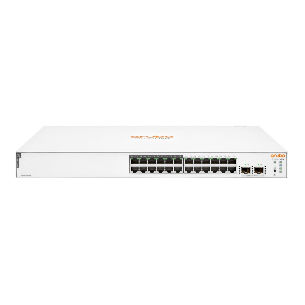 Hewlett packard enterprise aruba instant on 1830 24g 12p class4 poe 2sfp 195w gestionado l2 gigabit ethernet (10/100/1000) energ