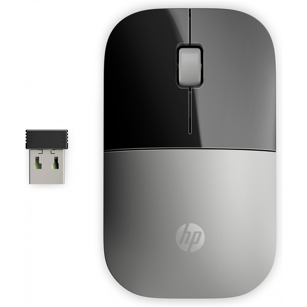 hp ratón inalámbrico z3700 plateado