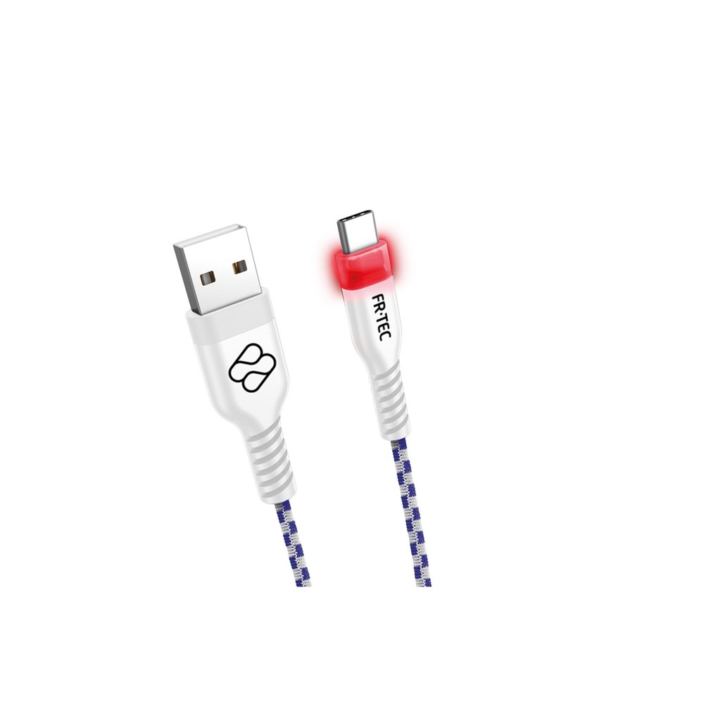 Fr-tec cable usb-c con led para mando ps5 3m