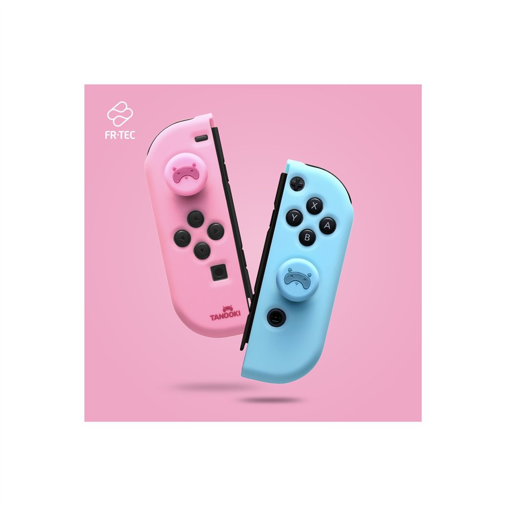 Fr-tec tanooki combo pack funda silicona + grips para joy-con de nintendo switch