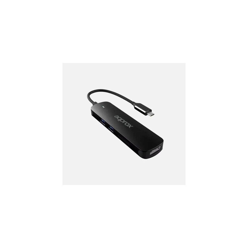approx appc45 adaptador 5 en 1 usb tipo-c