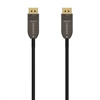 aisens cable displayport aoc v1.4 8k@60hz 4k@120hz 4:4:4 32.4gbps, dp/m-dp/m, negro, 10m