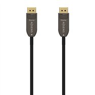 Aisens cable displayport aoc v1.4 8k@60hz 4k@120hz 4:4:4 32.4gbps, dp/m-dp/m, negro, 15m