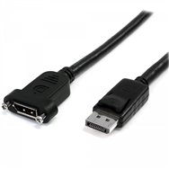 Startech.com cable de 91cm displayport de montaje en panel - 4k x 2k - cable displayport 1.2 de extensiã³n de vãâ­deo macho a h