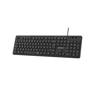 Subblim teclado ergonómico business slim silencioso con cable usb