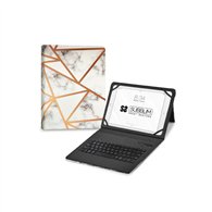 subblim funda con teclado keytab pro bt trendy marmol blanco