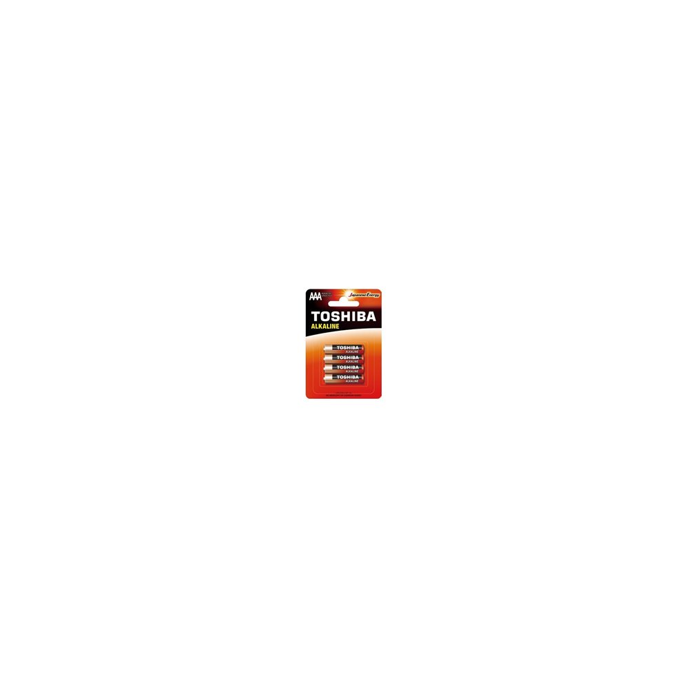 toshiba lr03gca bp-4c pila doméstica baterí­a de un solo uso aaa alcalino