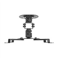 aisens soporte universal giratorio, inclinable de techo para proyector 13.5kg, negro