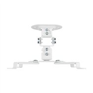 aisens soporte universal giratorio, inclinable de techo para proyector 13.5kg, blanco
