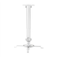 Aisens soporte universal giratorio, inclinable y extensible de techo para proyector 13.5kg, blanco