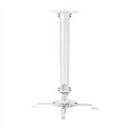 aisens soporte universal giratorio, inclinable y extensible de techo para proyector 13.5kg, blanco