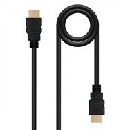 Nanocable cable hdmi v1.4 alta velocidad / hec), a/m-a/m, negro, 1 m