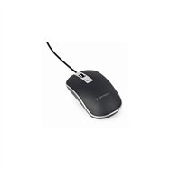 Gembird mus-4b-06-bs ratón ambidextro usb tipo a í?ptico 1200 dpi