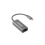 Natec cricket usb 3.2 gen 1 (3.1 gen 1) type-c 1000 mbit/s gris