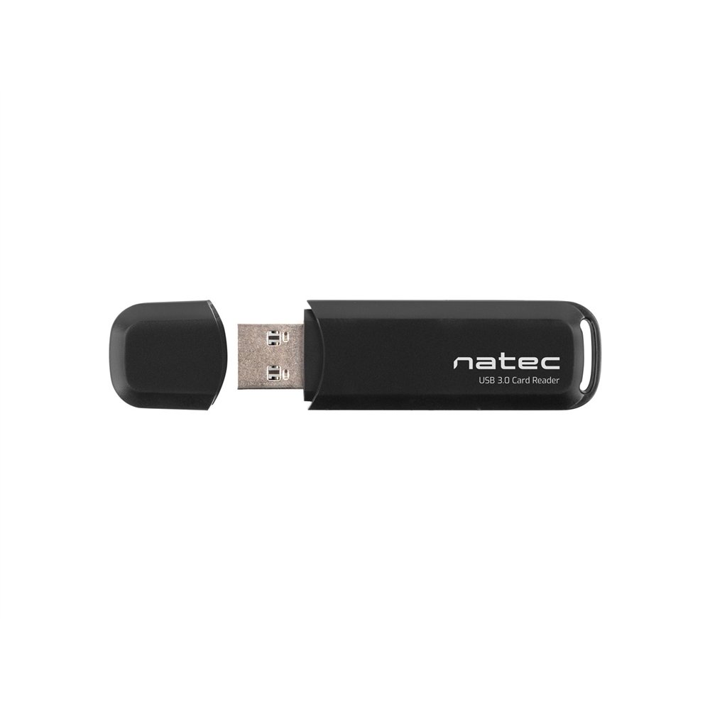 Natec scarab 2 lector de tarjeta usb 3.2 gen 1 (3.1 gen 1) type-a negro