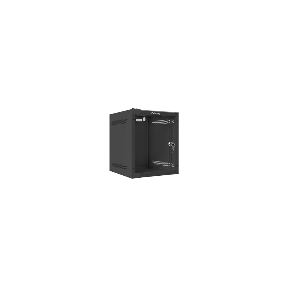 Lanberg wf10-2306-10b armario rack 6u bastidor de pared negro