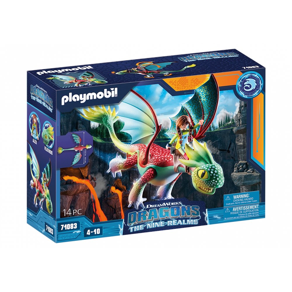 playmobil dragons 71083 figura de juguete para niños
