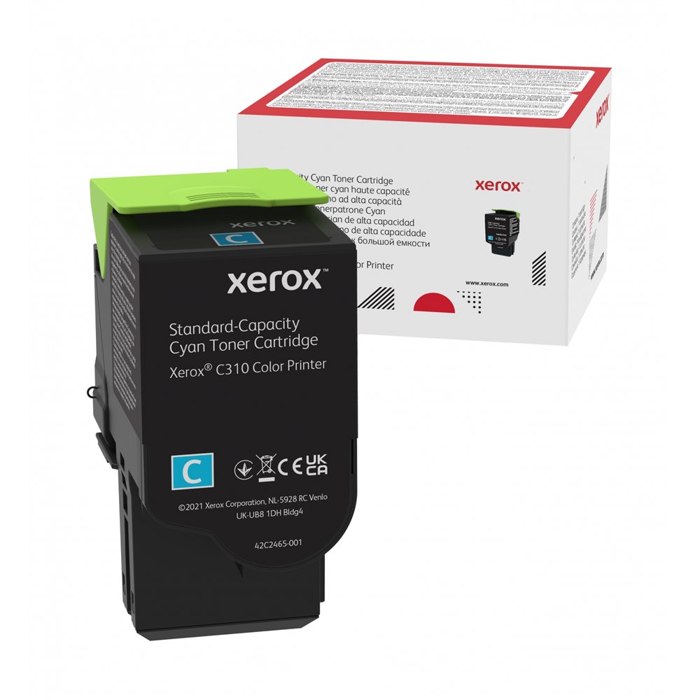 Xerox c310/c315 cartucho de tóner cian de capacidad estándar (2000 páginas)