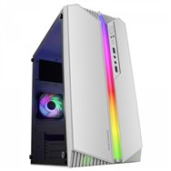 mars gaming mc-s1 blanco caja pc compacta gaming micro-atx iluminación argb 12 modos ventilador frgb ventana lateral completa