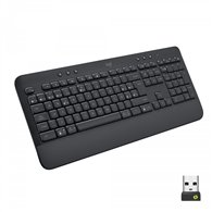 logitech signature k650 teclado rf wireless + bluetooth qwerty español grafito