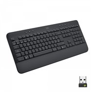 Logitech signature k650 teclado rf wireless + bluetooth qwerty espaã±ol grafito
