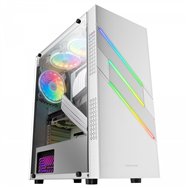 mars gaming mc-u3 blanco caja pc gaming atx xl frontal triple argb ventilador 12cm argb ventana cristal templado