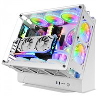 mars gaming mcb blanco caja pc gaming atx xl edición custom premium estructura modular doble cámara