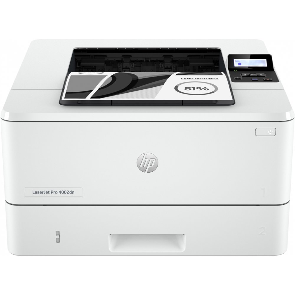 hp laserjet pro impresora 4002dn, estampado, impresión a doble cara velocidades rápidas de salida de la primera página energétic