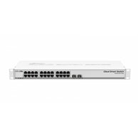 Mikrotik CSS326-24G-2SRM switch Gestionado Gigabit Ethernet (10/100/1000) EnergÍa sobre Ethernet (PoE) 1U Blanco