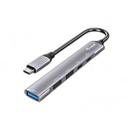 Equip 128962 hub de interfaz usb 3.2 gen 1 (3.1 gen 1) type-c 5000 mbit/s plata
