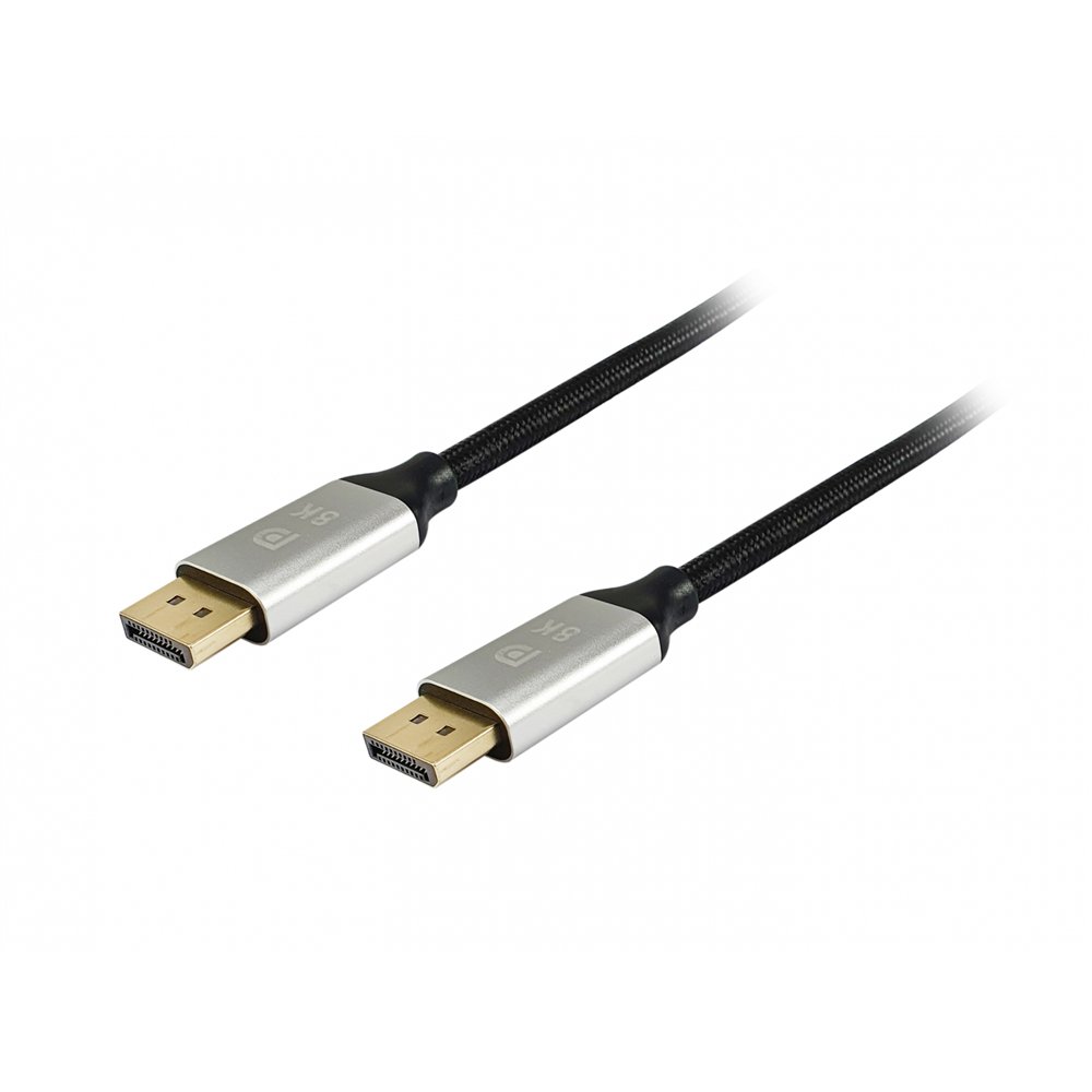 Equip 119265 cable displayport 5 m aluminio, negro